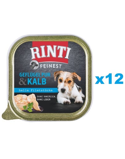 RINTI Feinest Poultry Pure&Veal Geflügel und Kalbfleisch 12x150 g