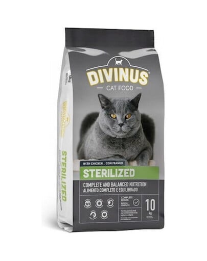 DIVINUS Cat Sterilized für sterilisierte Katzen 10 kg