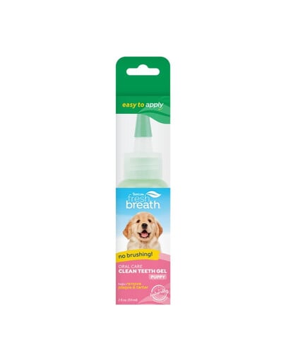 TROPICLEAN Fresh Breath Clean Teeth Oral Care Gel Puppy 59ml