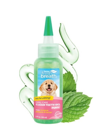 TROPICLEAN Fresh Breath Clean Teeth Oral Care Gel Puppy 59ml