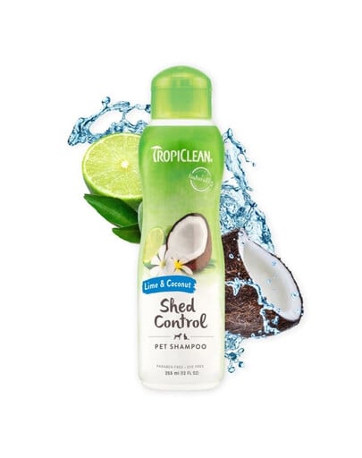 TROPICLEAN Lime & Coconut Shed Control Shampoo 355ml