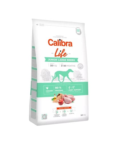 CALIBRA Dog Life Junior Large Breed Chicken 2,5 kg Huhn für Welpen großer Rassen