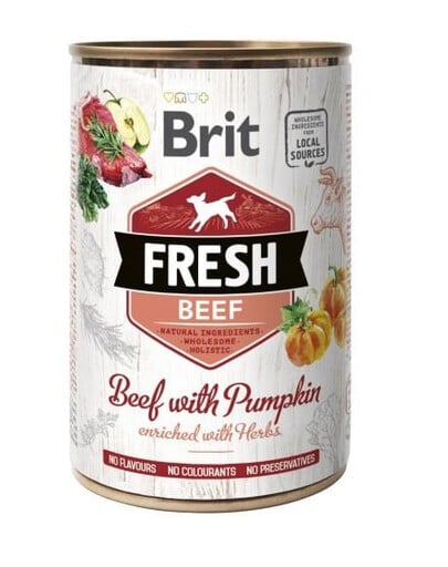 BRIT FRESH beef & pumpkin 400 g