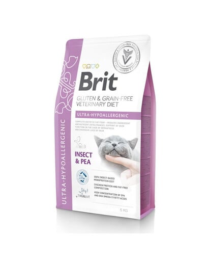 BRIT Veterinary Diet Cat Gluten Grain free Ultra-Hypoallergenic 5 kg