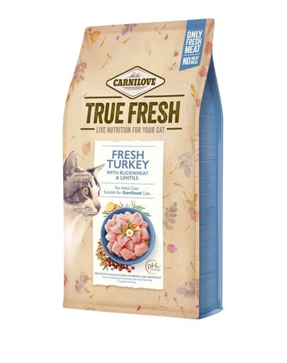 CARNILOVE Cat True Fresh Turkey 4,8 kg