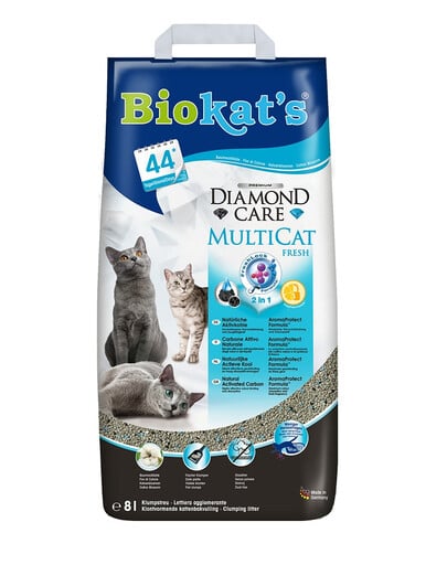 BIOKAT'S Diamond Care Multicat fresh 2x8 l