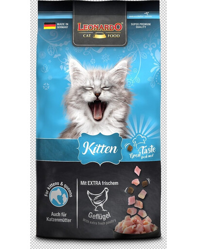 LEONARDO Kitten Trockenfutter für Kätzchen 1,8 kg