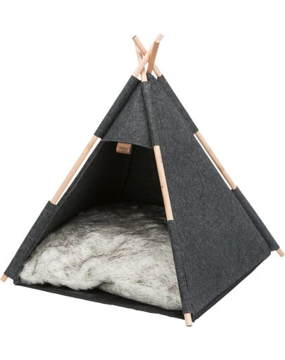 TRIXIE Tipi Versteck Bett für Hund und Katze geschlossen