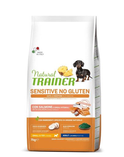 TRAINER Natural Sensitive No Gluten Small Toy Adult mit Lachs 7kg