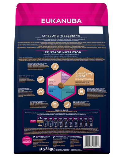 EUKANUBA Developing Junior Large Breed Chicken 3kg