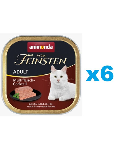 ANIMONDA Vom Feinsten Adult Multi-Fleisch-Cocktail 6 x 100 g