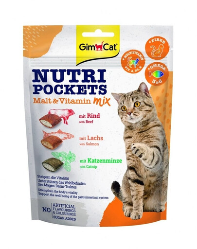 GIMCAT Nutri Pockets Malt&Vitamin mix 150 g