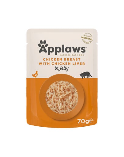 APPLAWS Cat Huhn mit Hühnerleber in Gelee 70 g