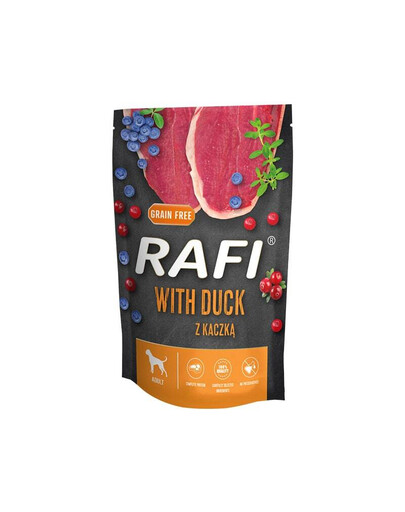 RAFI mit Ente, Heidelbeeren und Preiselbeeren für Hunde  500 g