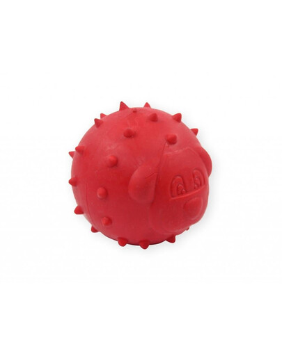 PET NOVA DOG LIFE STYLE Kauspielzeug Leckerlieball Minze Aroma 6,5cm rot