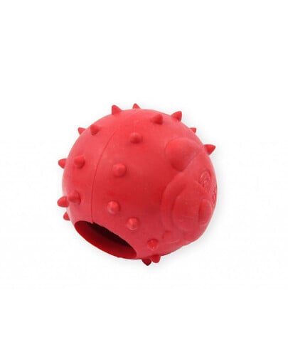 PET NOVA DOG LIFE STYLE Kauspielzeug Leckerlieball Minze Aroma 6,5cm rot