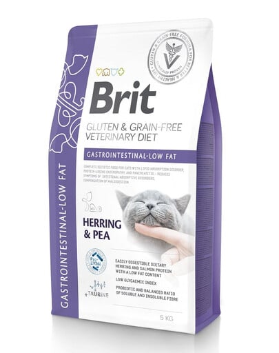 BRIT Veterinary Diets Cat Gastrointestinal 5 kg bei Störungen des Verdauungssystems der Katze