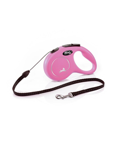 FLEXI New Classic S Seilleine 5 m Pink