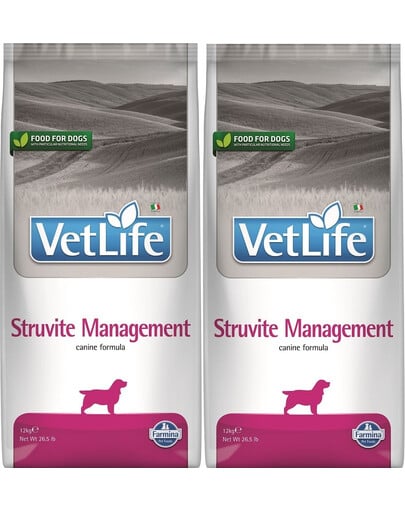 FARMINA Vet Life Struvite Management Hund 2x 12 kg