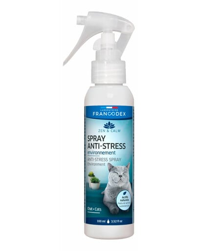 FRANCODEX Anti-Stress-Umgebungsspray für Kätzchen und Katzen 100 ml