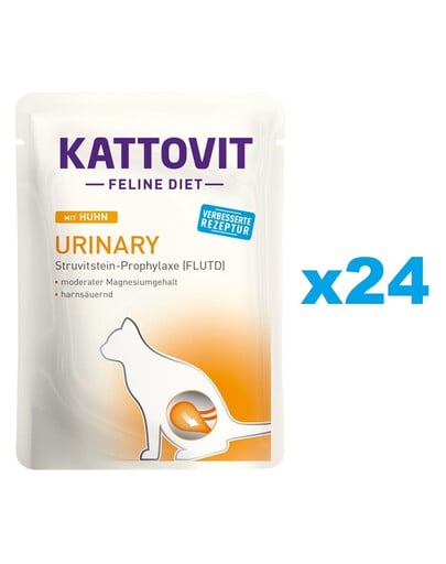 KATTOVIT Feline Diet Urinary Huhn 24 x 85 g