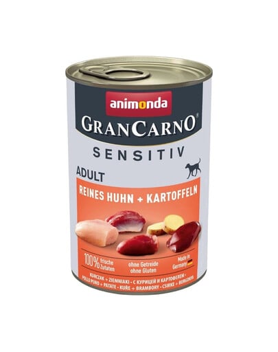 ANIMONDA GranCarno - Sensitiv ADULT REINES HUHN + KARTOFFELN 400 g