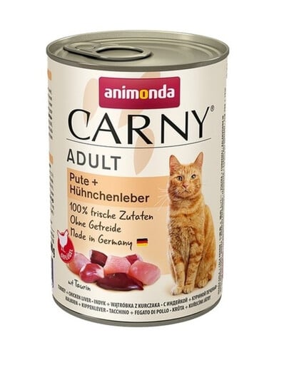 ANIMONDA Carny Adult Pute und Hühnchenleber 400 g