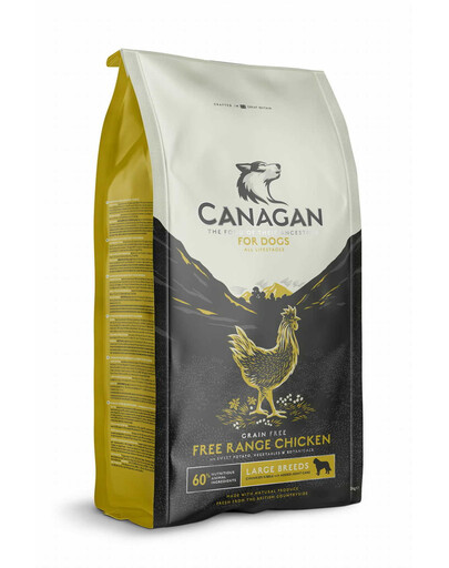 CANAGAN Dog Large Breed Free-Range Chicken Trockenfutter für große Hunderassen Huhn 12 kg