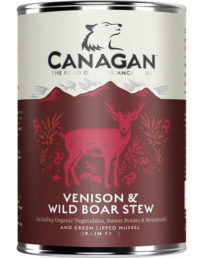 CANAGAN Venison & Wild Boar Stew Hunde Nassfutter Wild 400 g