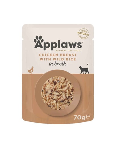 APPLAWS Cat Adult Hühnchenbrust & Wildreis 70g