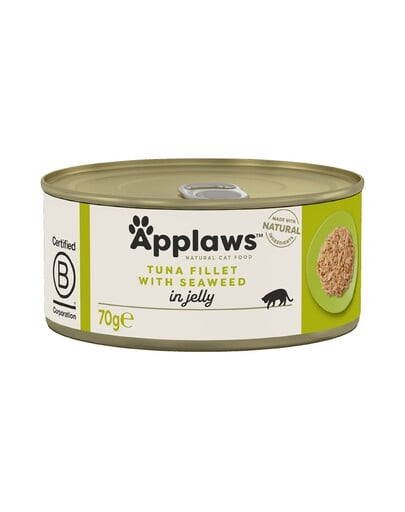 APPLAWS Cat Adult Tuna with Seaweed in Jelly 70g Thunfisch mit Algen in Gelee