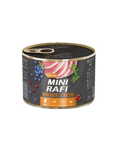 RAFI Mini mit Ente 185g für kleine Rassen