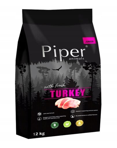 PIPER Junior Hundetrockenfutter mit Pute 12 kg