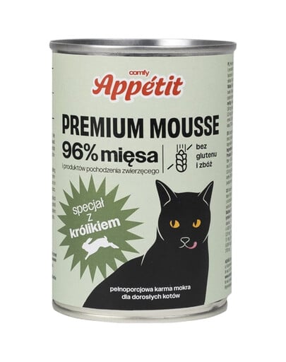 COMFY APPETIT PREMIUM Mousse mit Kaninchen für Katzen 400 g