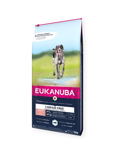 EUKANUBA Grain Free Senior Large ocean fish 12 kg