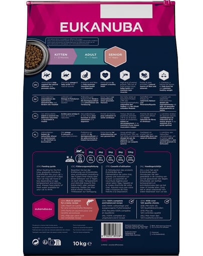 EUKANUBA Grain Free Senior Lachs 10 kg für ältere Katzen