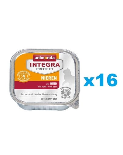 ANIMONDA Integra Protect Nieren mit Rindfleisch 16x 100 g