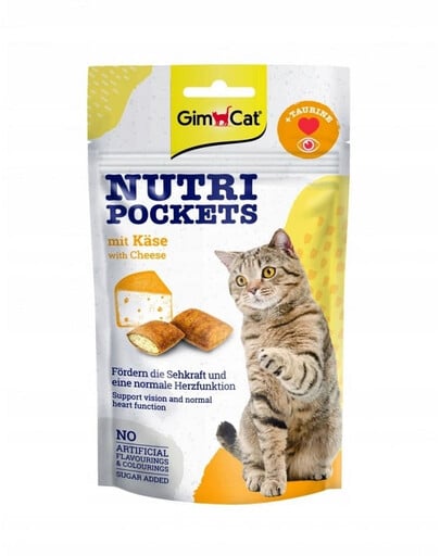 GIMCAT Nutri Pockets with Cheese 60 g