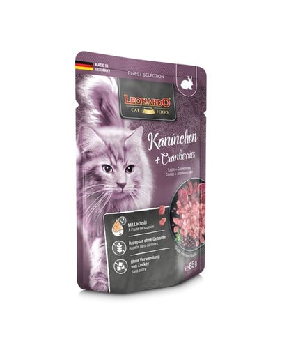 LEONARDO Finest Selection Kaninchen + Cranberries 85 g