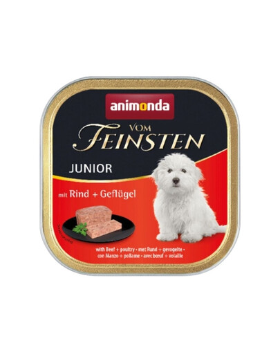 ANIMONDA Vom Feinsten Junior Rind + Geflügel 150 g