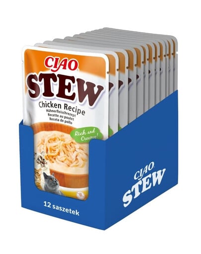 INABA CIAO Stew Hähnchengericht 12x40g