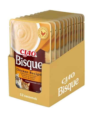 INABA CIAO Bisque Hühnercremesuppe 12x40g