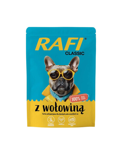 RAFI Classic Rind für Hunde 10x400g