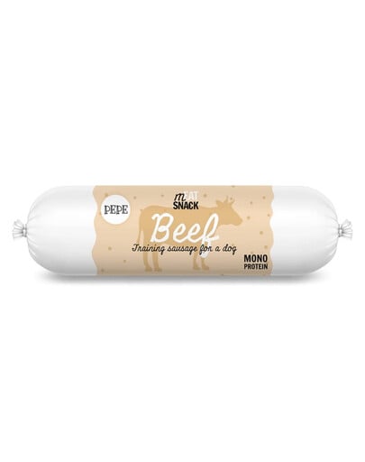 PAKA ZWIERZAKA PEPE Meat Snack Rindfleischwurst für Hunde 200g