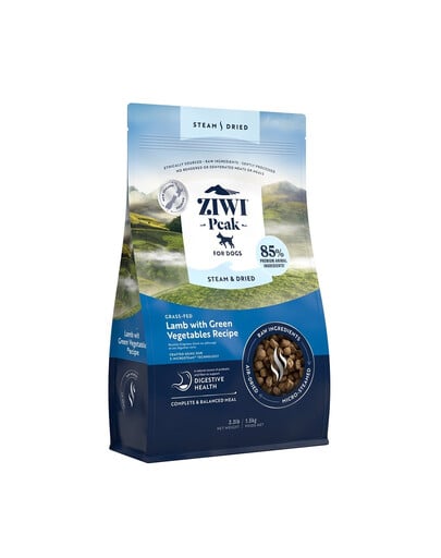 ZIWIPEAK Dog Steam & Dried Hundetrockenfutter mit Lammfleisch 1,5 kg