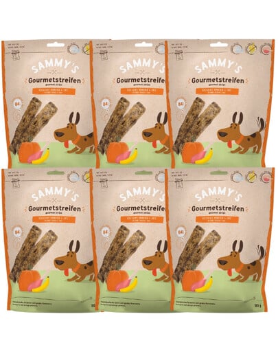 BOSCH Sammy's Stripes Huhn und Ente 6x180 g Hundesnacks