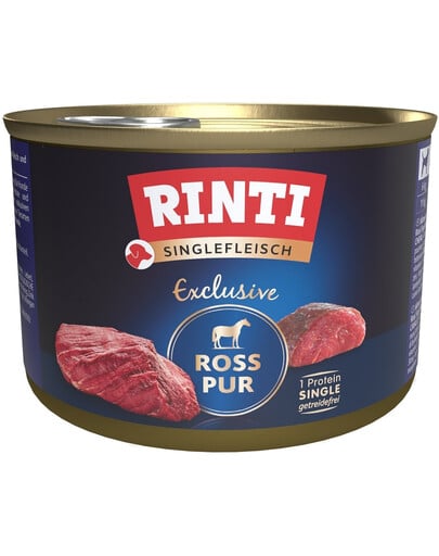 RINTI Singlefleisch Exclusive Horse Pure Monoprotein-Pferdefleisch 185 g