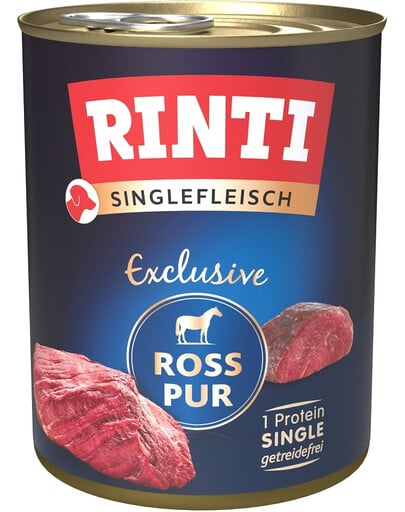 RINTI Singlefleisch Exclusive Horse Pure Monoprotein-Pferdefleisch 800 g