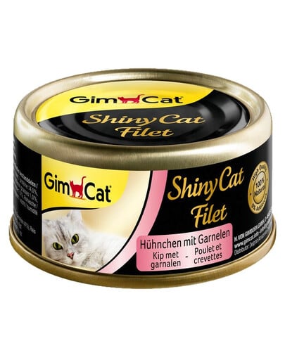 GIMCAT Shiny Cat Filet Chicken&Shrimp 70g