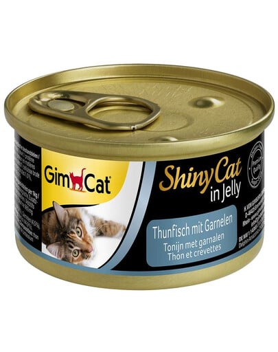 GIMCAT Shiny Cat Tuna&Shrimp in Jelly 70g